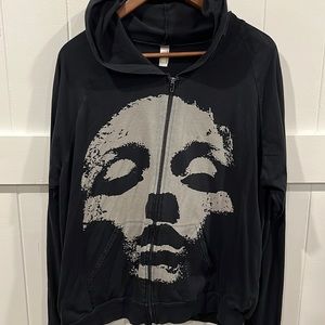 Converge Light zip up hoodie